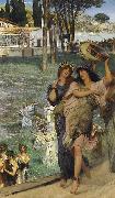 Alma-Tadema, Sir Lawrence On the Road to the Temple of Ceres (mk23) oil painting picture wholesale